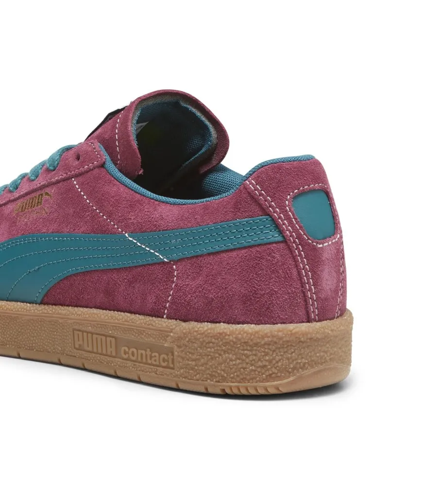Zapatillas de piel Delphin granate