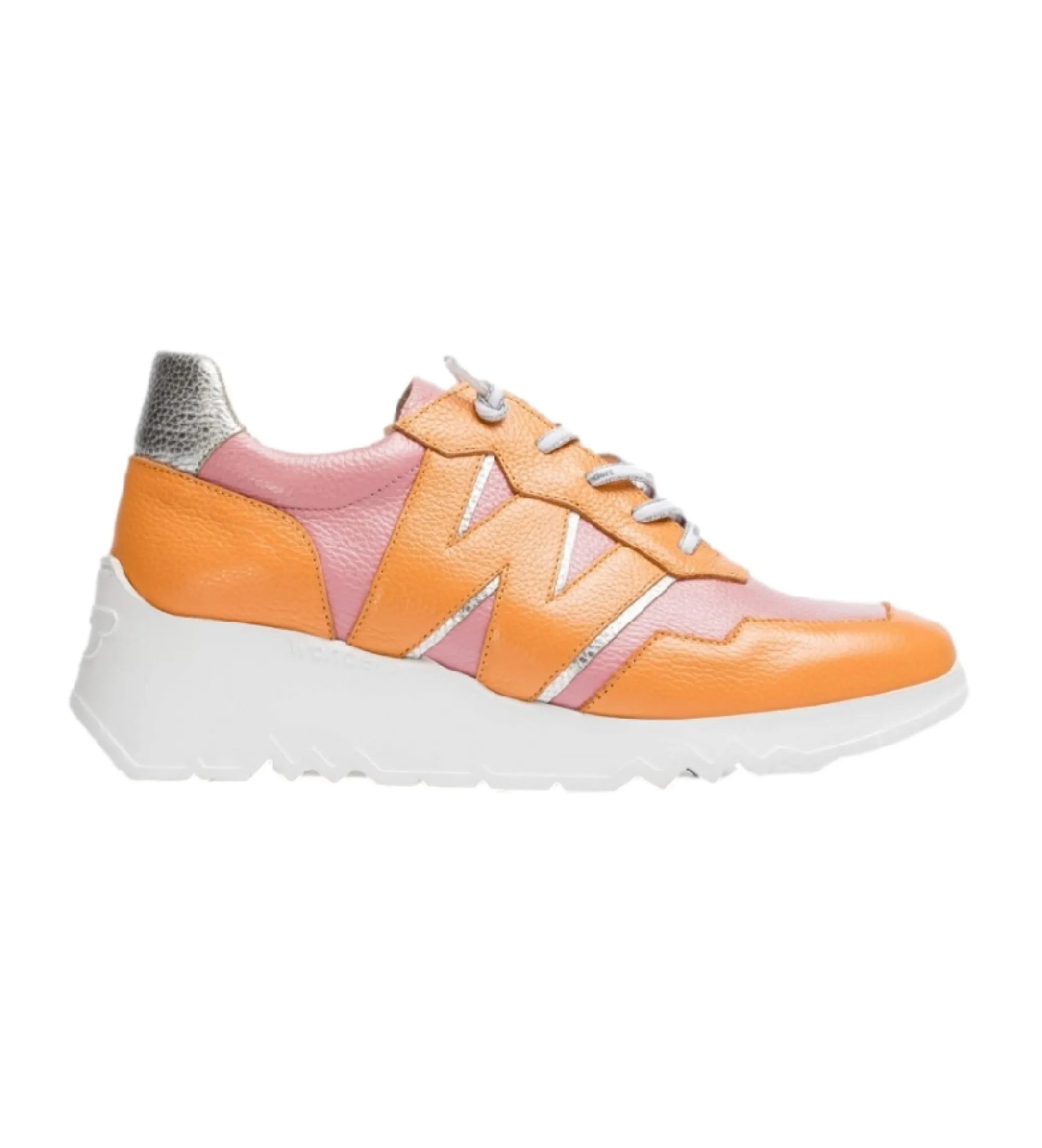 Zapatillas de piel Kyoto naranja
