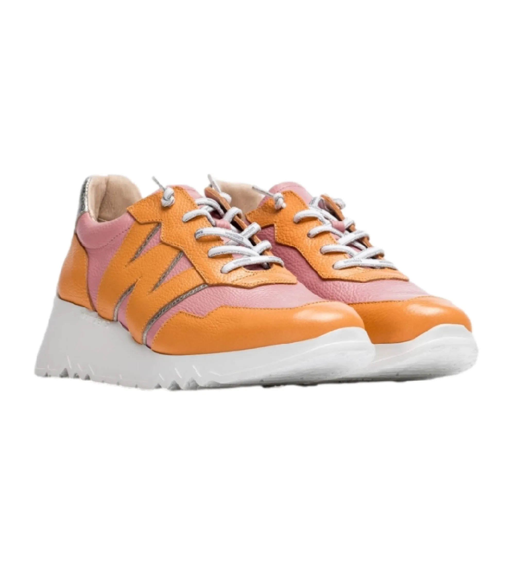 Zapatillas de piel Kyoto naranja