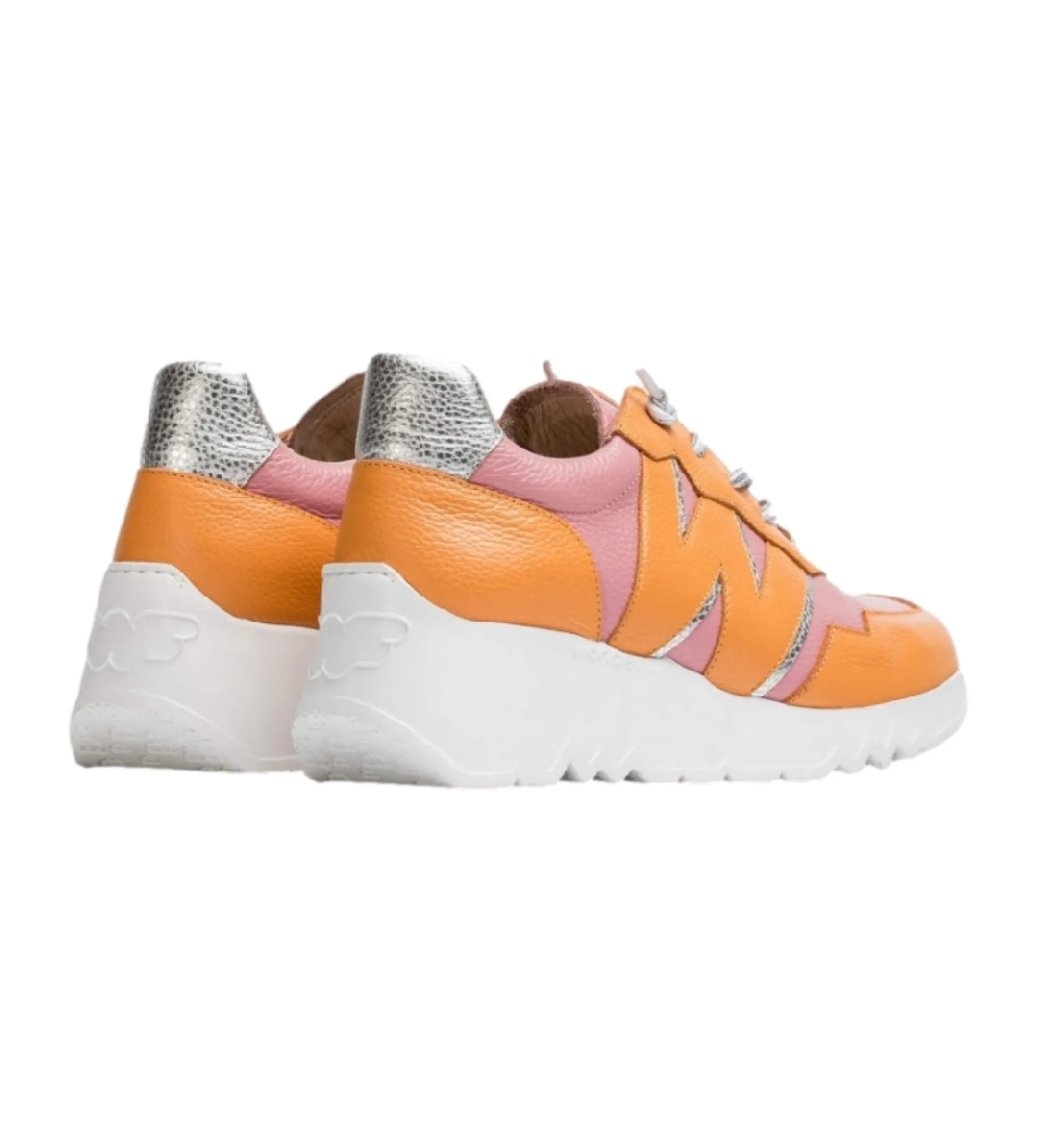 Zapatillas de piel Kyoto naranja