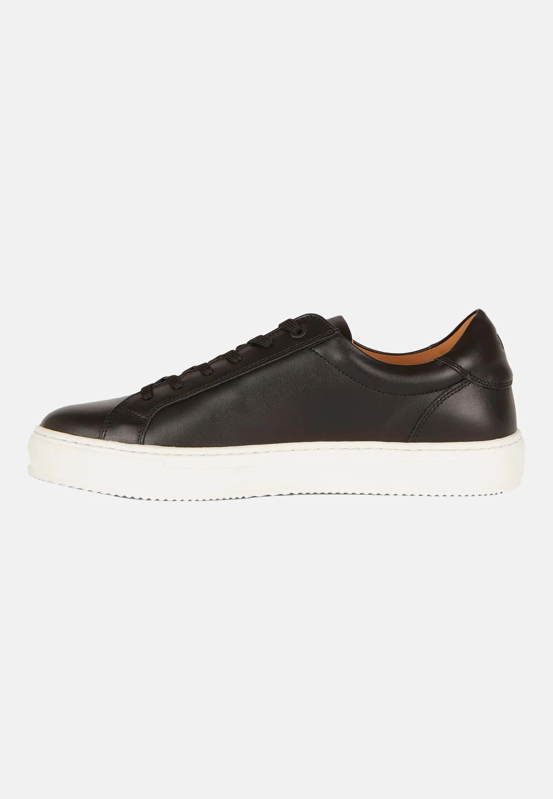 Zapatillas De Piel Negra