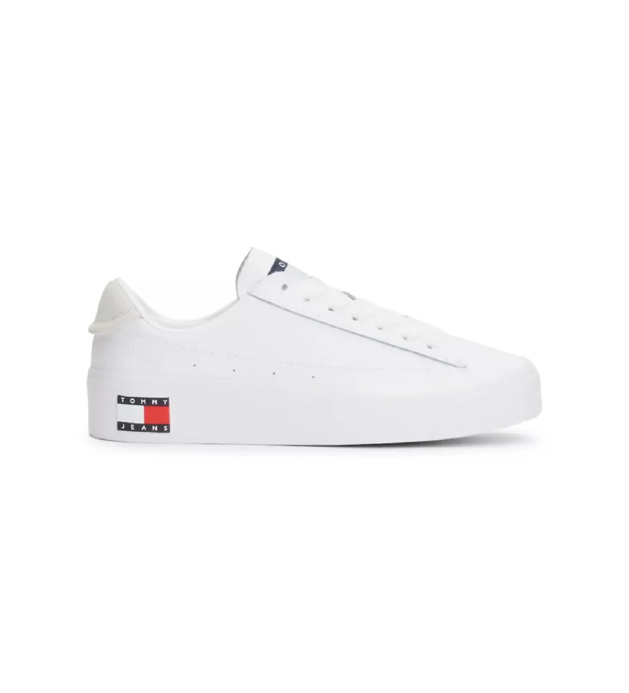Zapatillas de piel Nola blanco