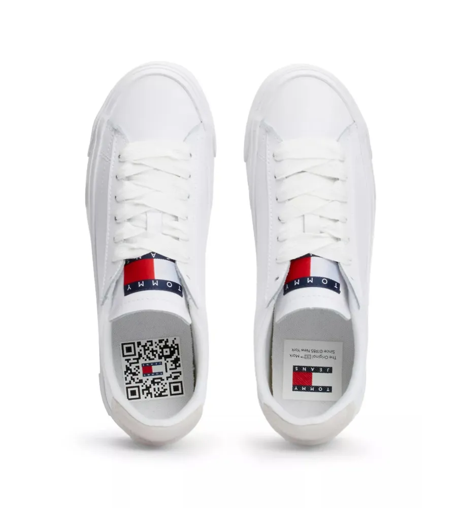 Zapatillas de piel Nola blanco