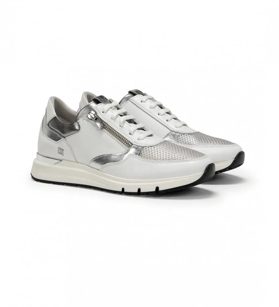 Zapatillas de Piel Serena blanco