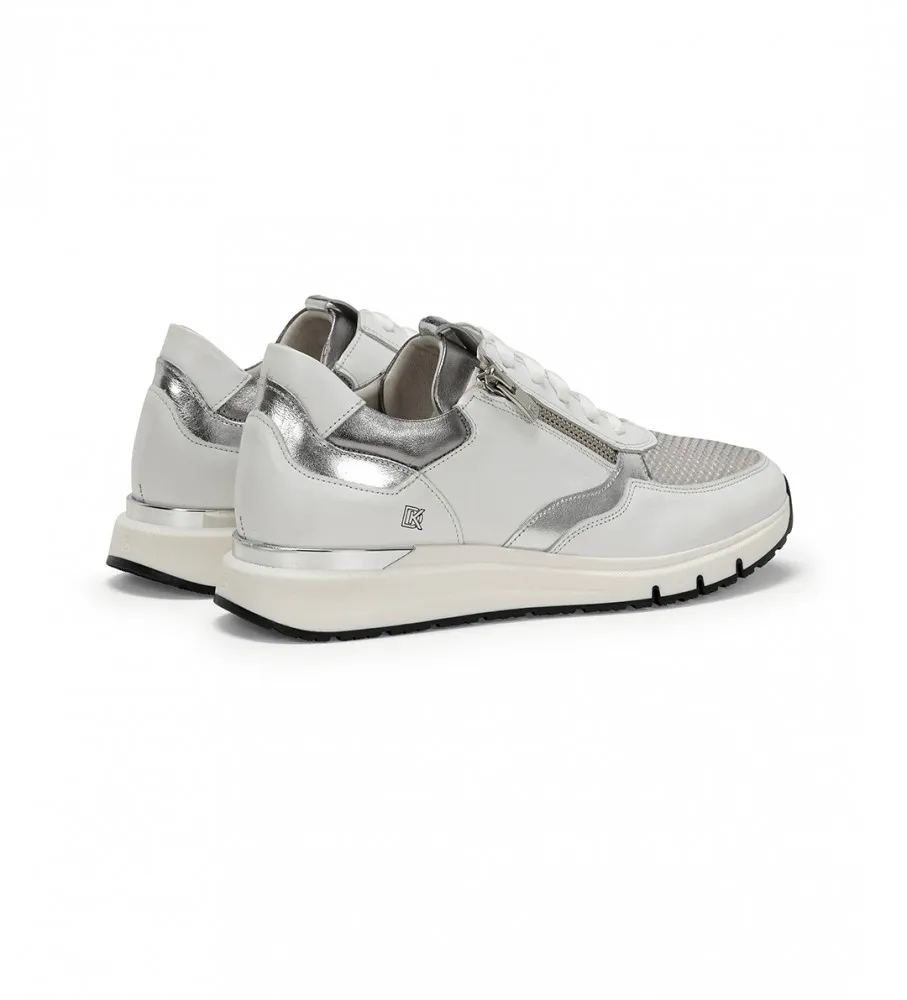 Zapatillas de Piel Serena blanco