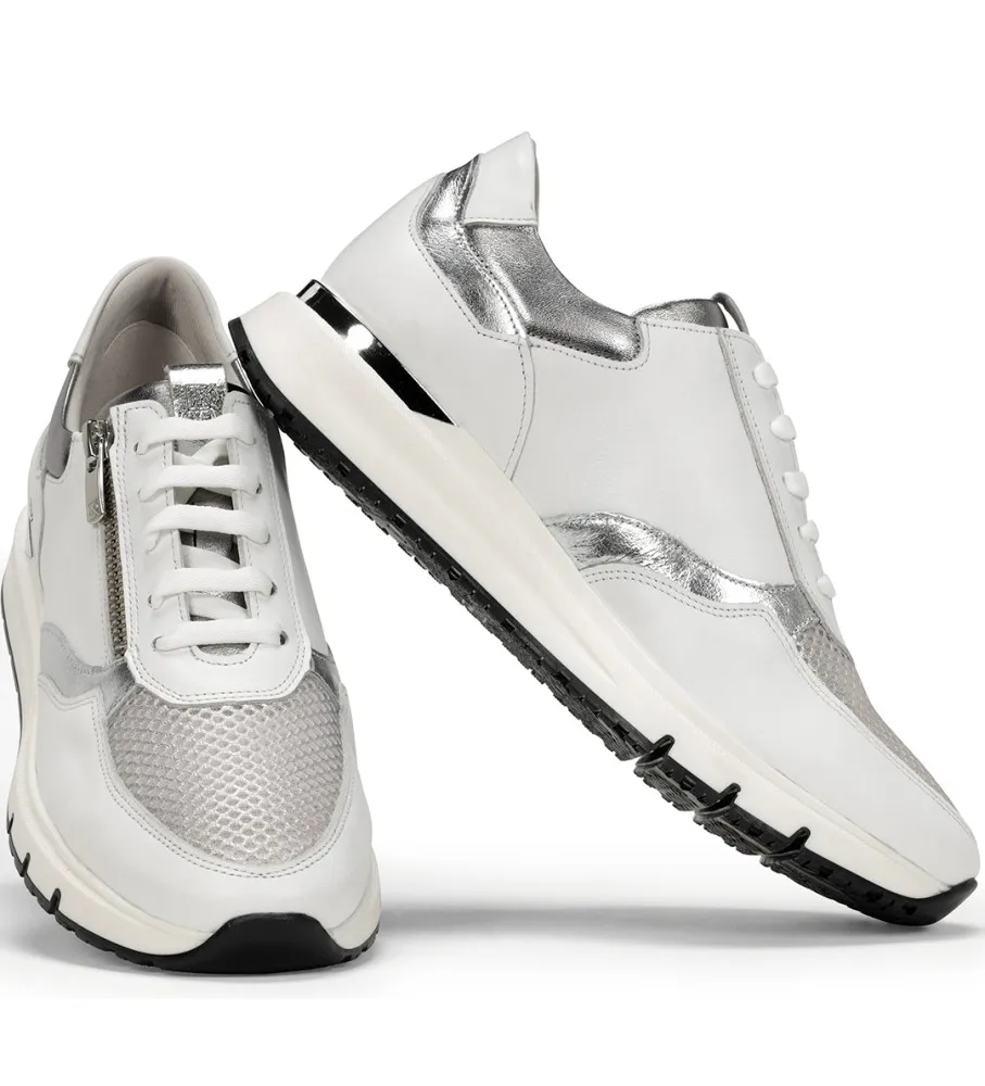 Zapatillas de Piel Serena blanco