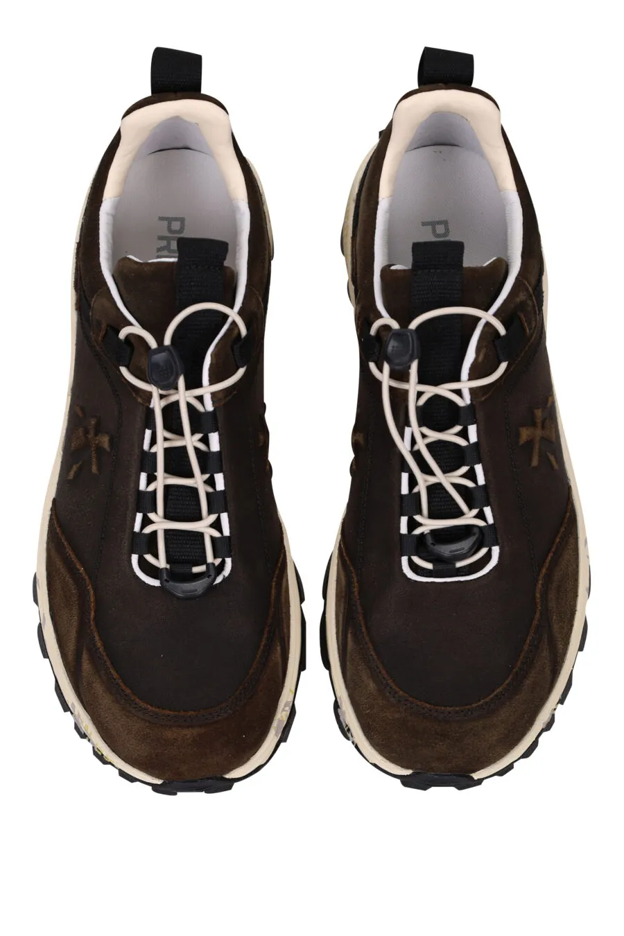 Zapatillas de senderismo negras suela blanca 