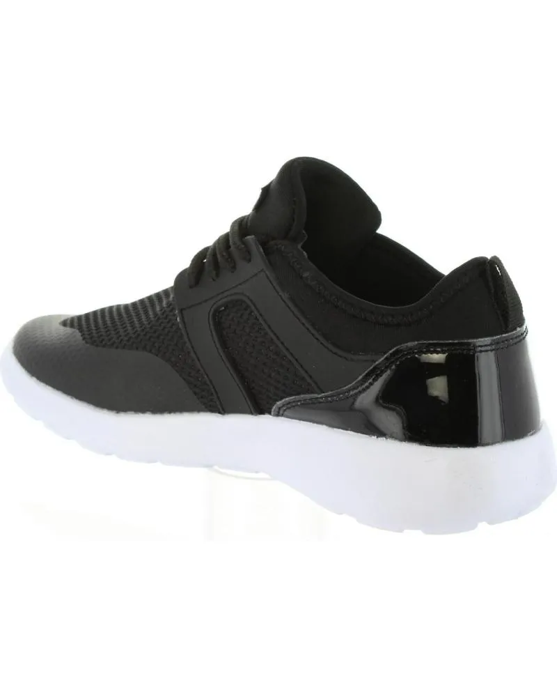 Zapatillas deporte de Mujer BASS3D 41481 REJILLA NEGRO