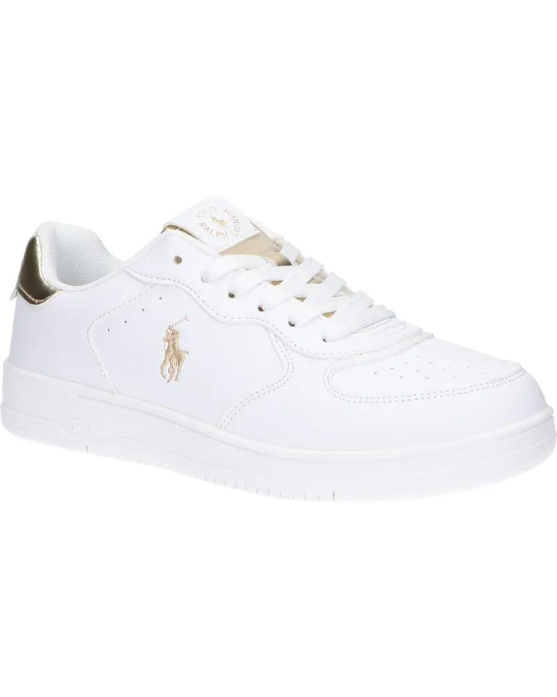 ZAPATILLAS DEPORTE POLO RALPH LAUREN  DE MUJER RL01248100 MASTERS COURT  WHITEGOLD
