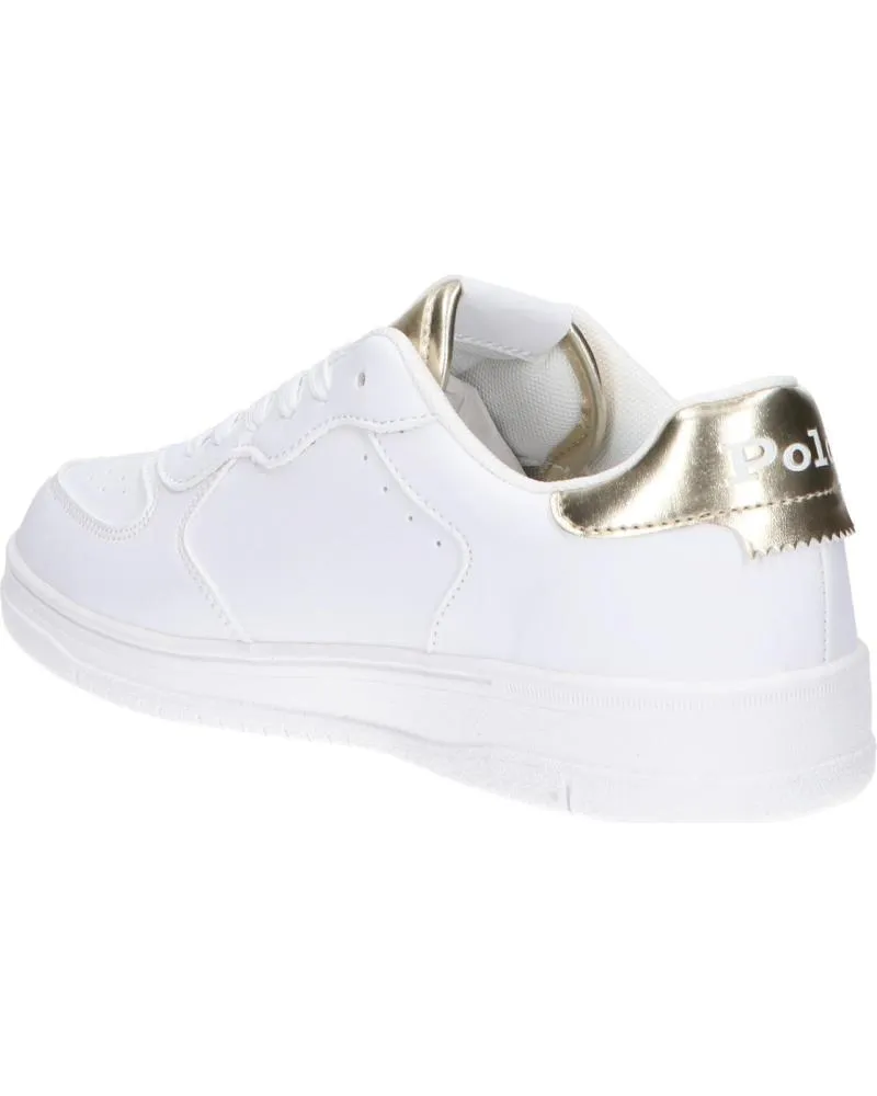 ZAPATILLAS DEPORTE POLO RALPH LAUREN  DE MUJER RL01248100 MASTERS COURT  WHITEGOLD