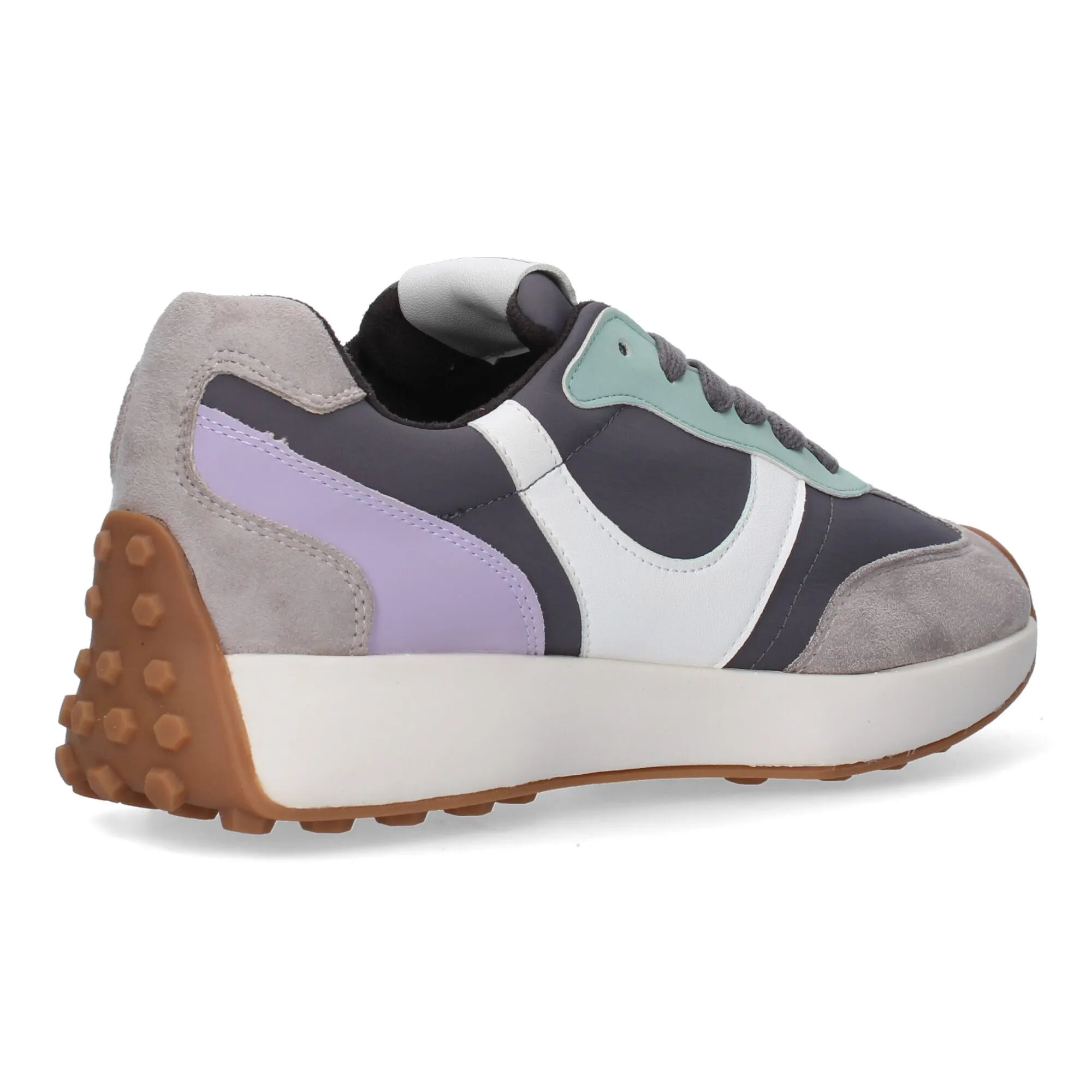 Zapatillas deportivas cómodas para mujer color gris M3540