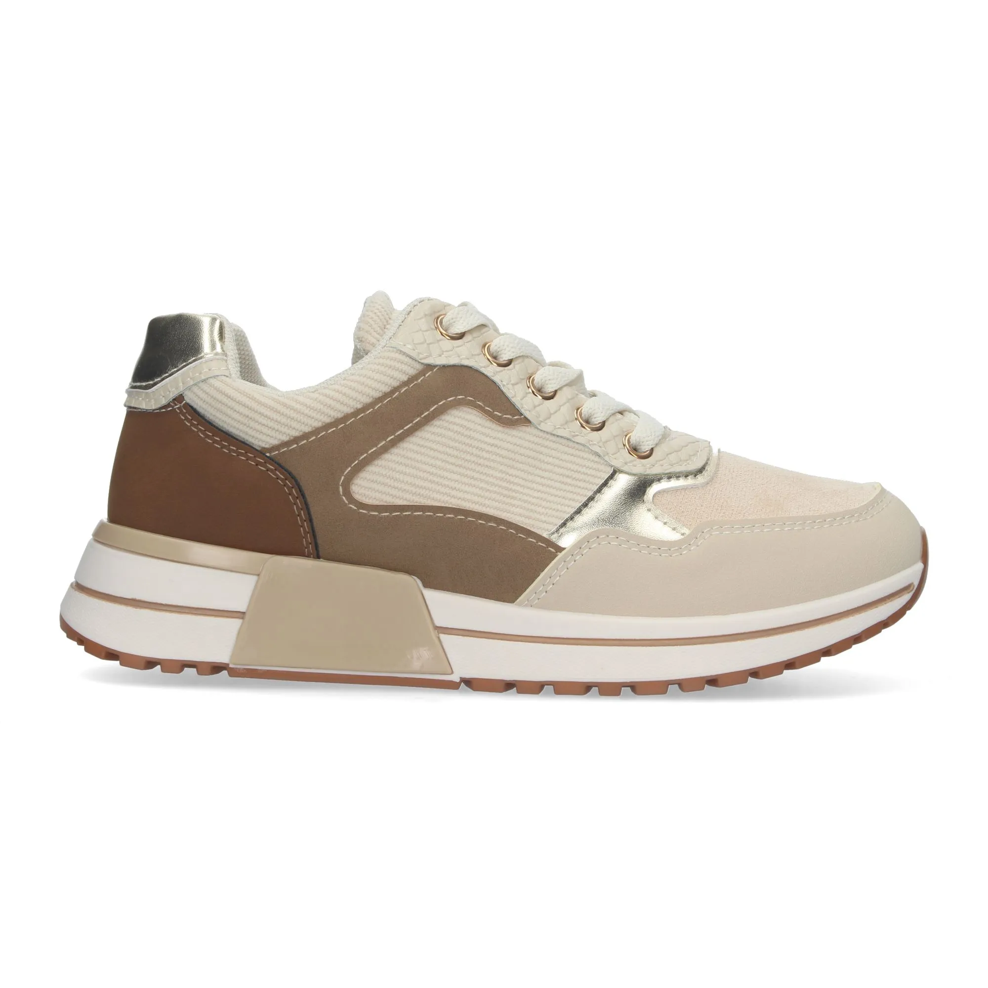 ZAPATILLAS DEPORTIVAS MUJER CóMODAS MUJER COLOR BEIGE BO111