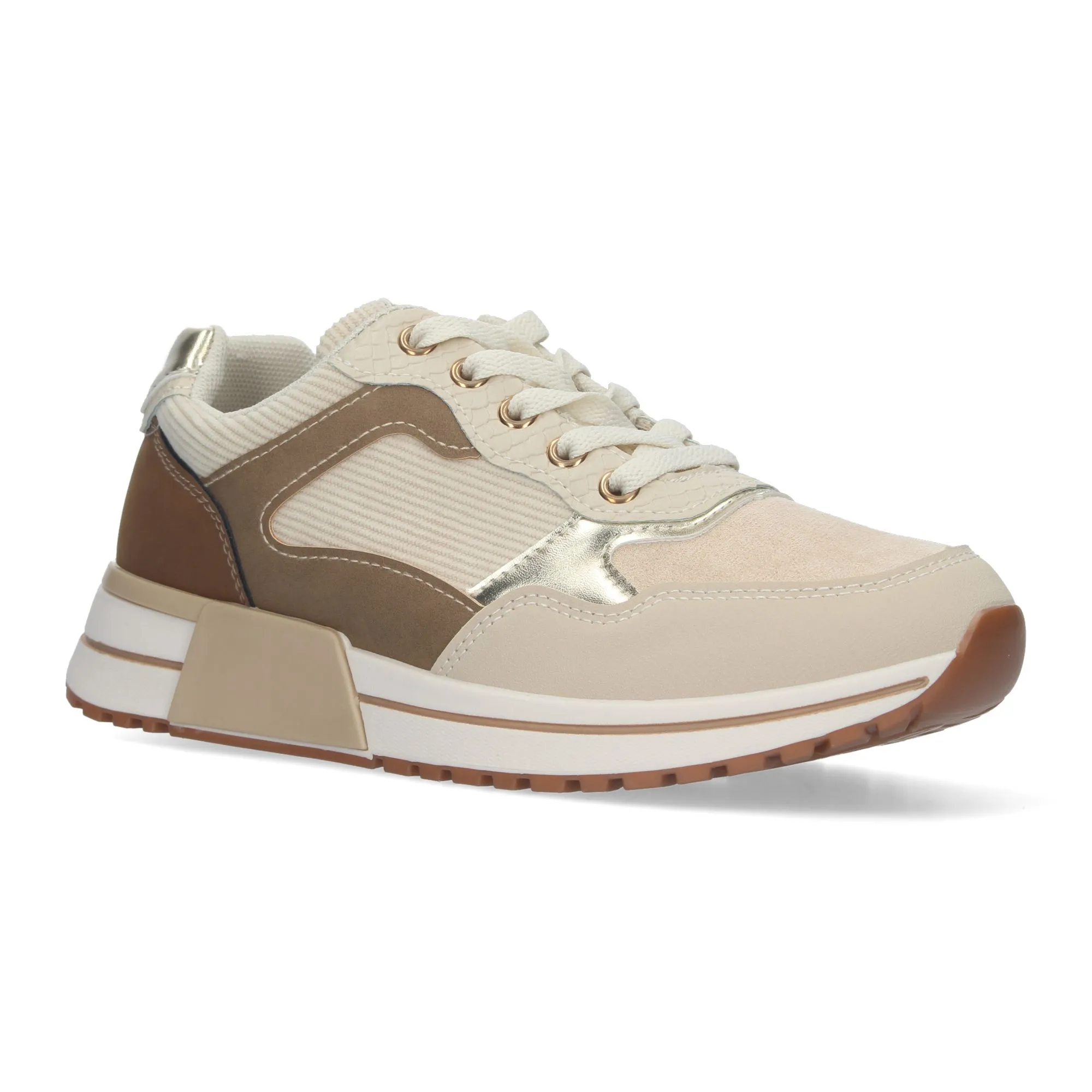 ZAPATILLAS DEPORTIVAS MUJER CóMODAS MUJER COLOR BEIGE BO111
