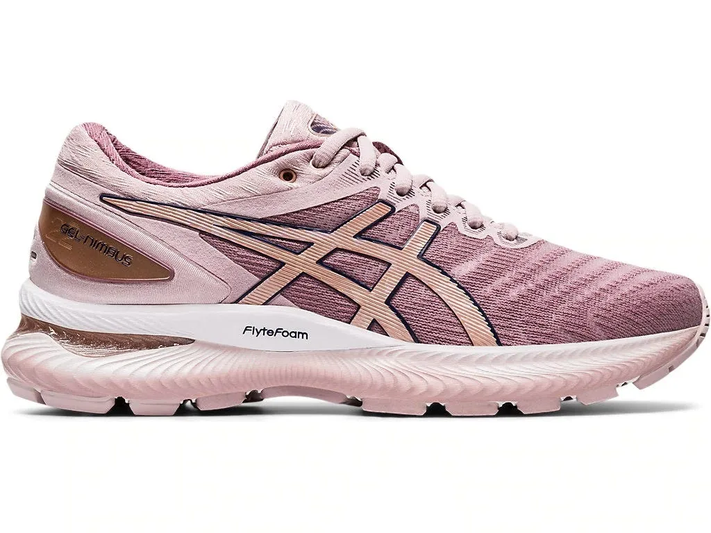 ZAPATILLAS RUNNING MUJER ASICS GELNIMBUS 22 ROSADA