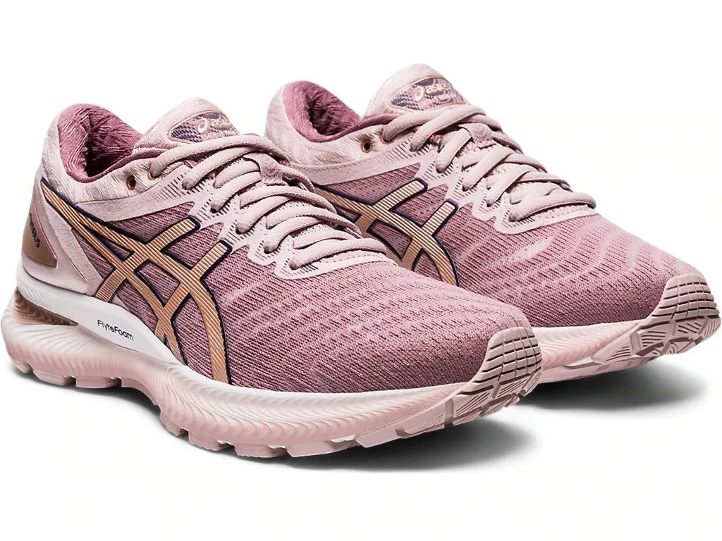ZAPATILLAS RUNNING MUJER ASICS GELNIMBUS 22 ROSADA