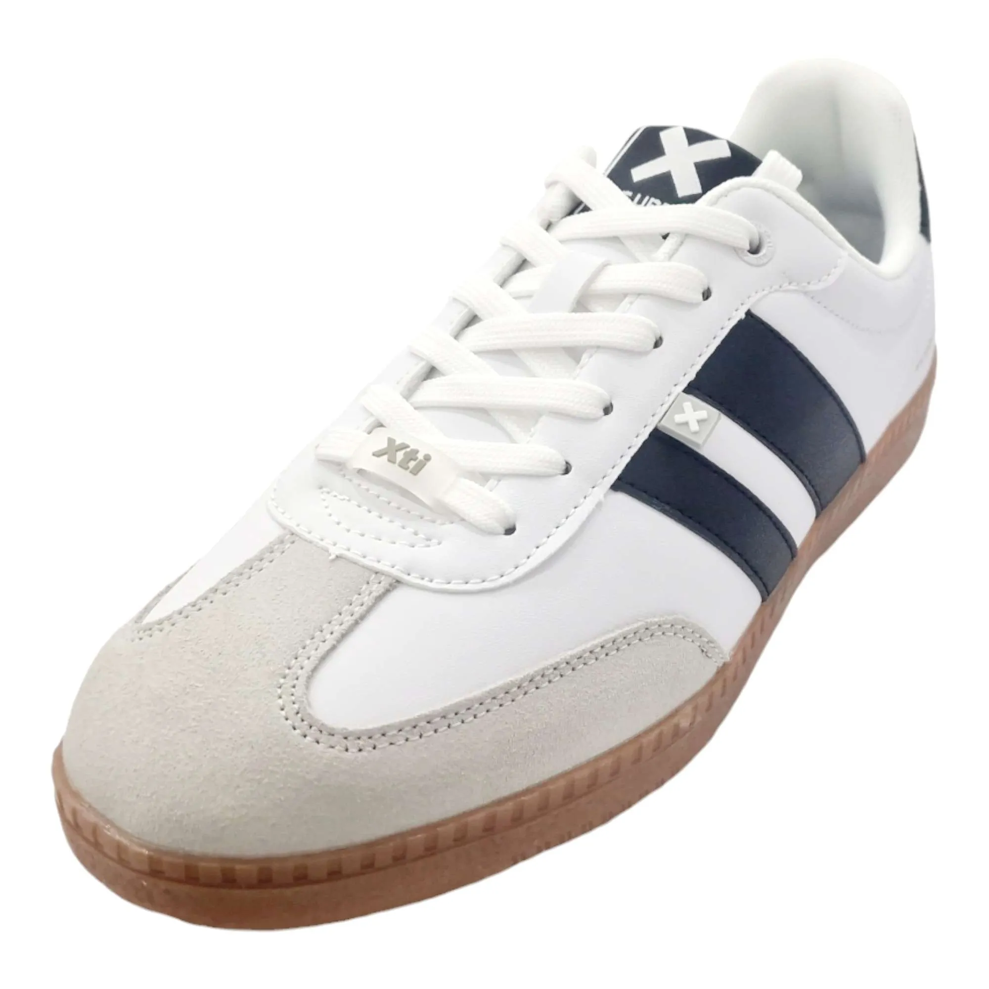 ZAPATILLAS XTI HOMBRE CASUAL DOBLE RAYA BLANCO