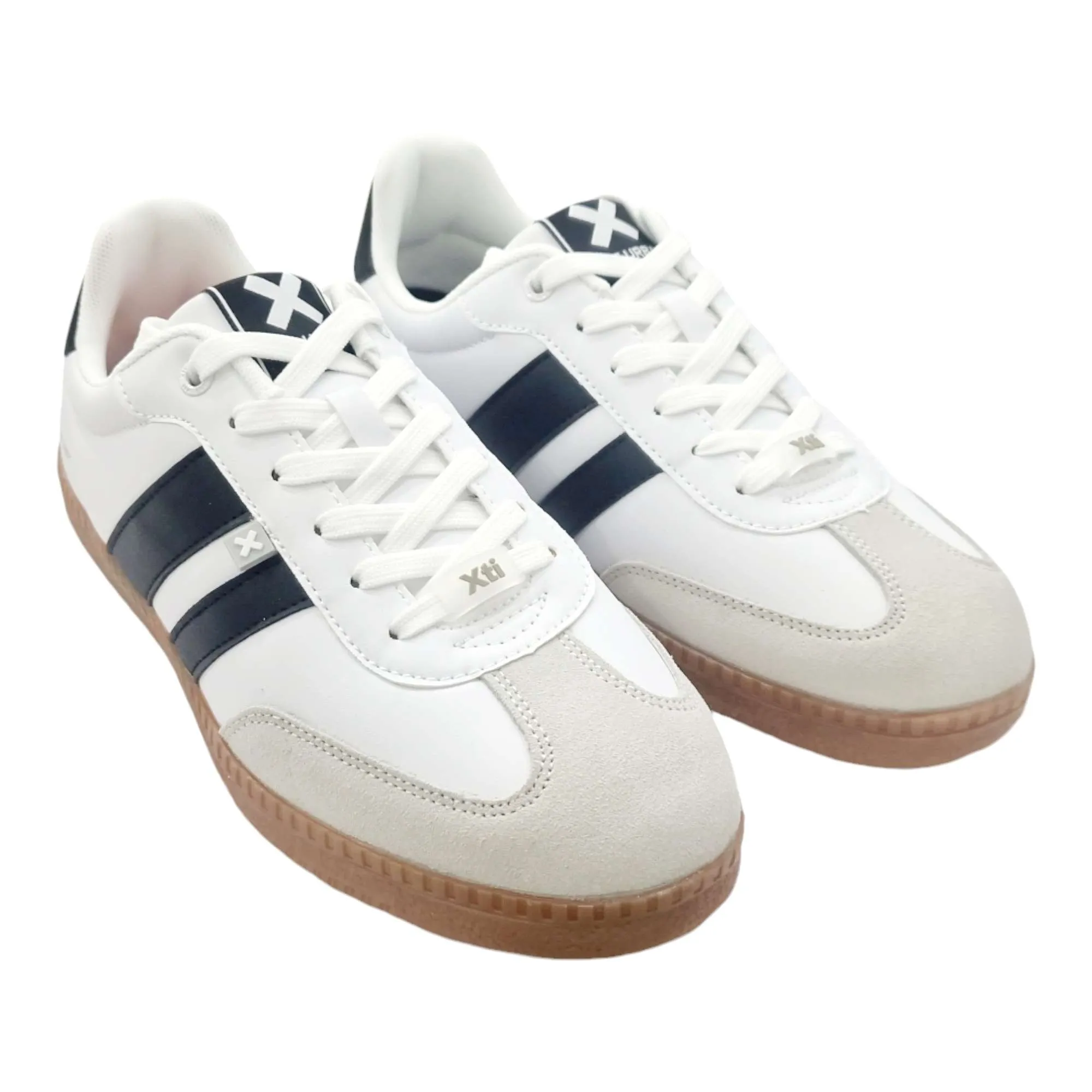 ZAPATILLAS XTI HOMBRE CASUAL DOBLE RAYA BLANCO
