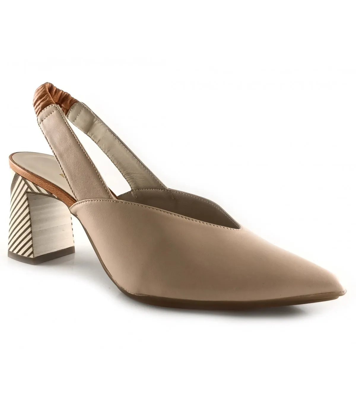 Zapato corte salón destalonado