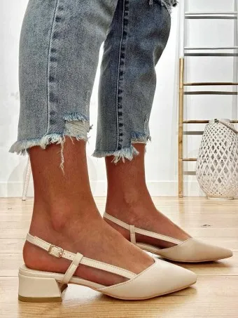 Zapato Destalonado KLEYA Beige