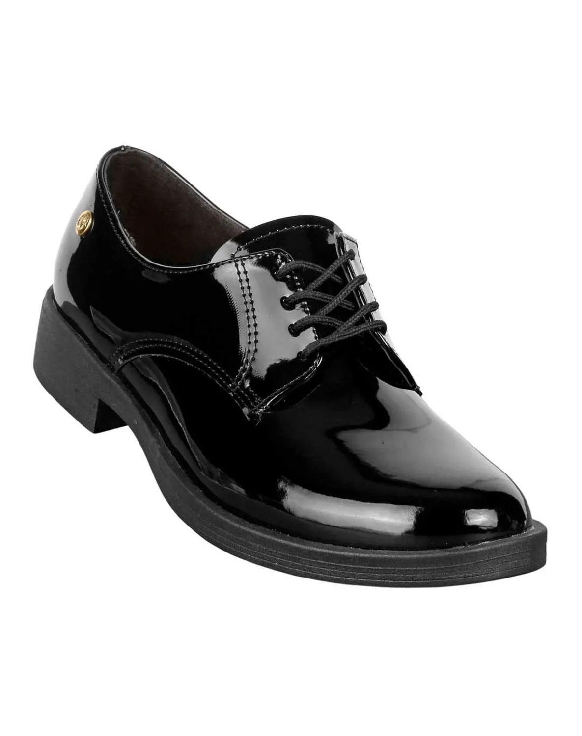 Zapato Mujer Mocasin Vestir Tacon Negro Stfashion 22904101