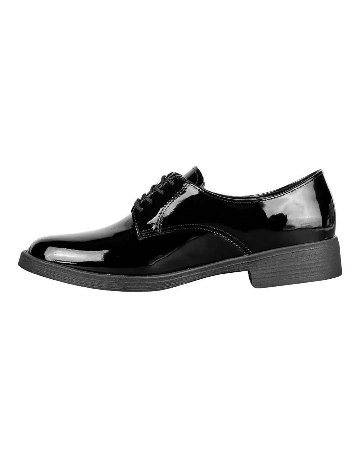 Zapato Mujer Mocasin Vestir Tacon Negro Stfashion 22904101
