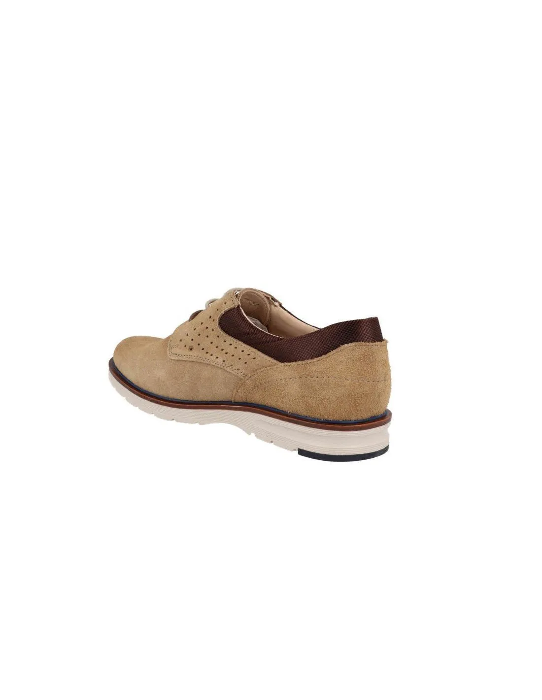 Zapatos caballero casual piel serraje