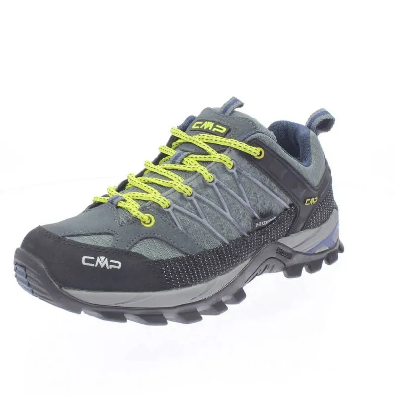 Zapatos de montaña CMP RIGEL LOW WP (GREY B.BLUE) hombre