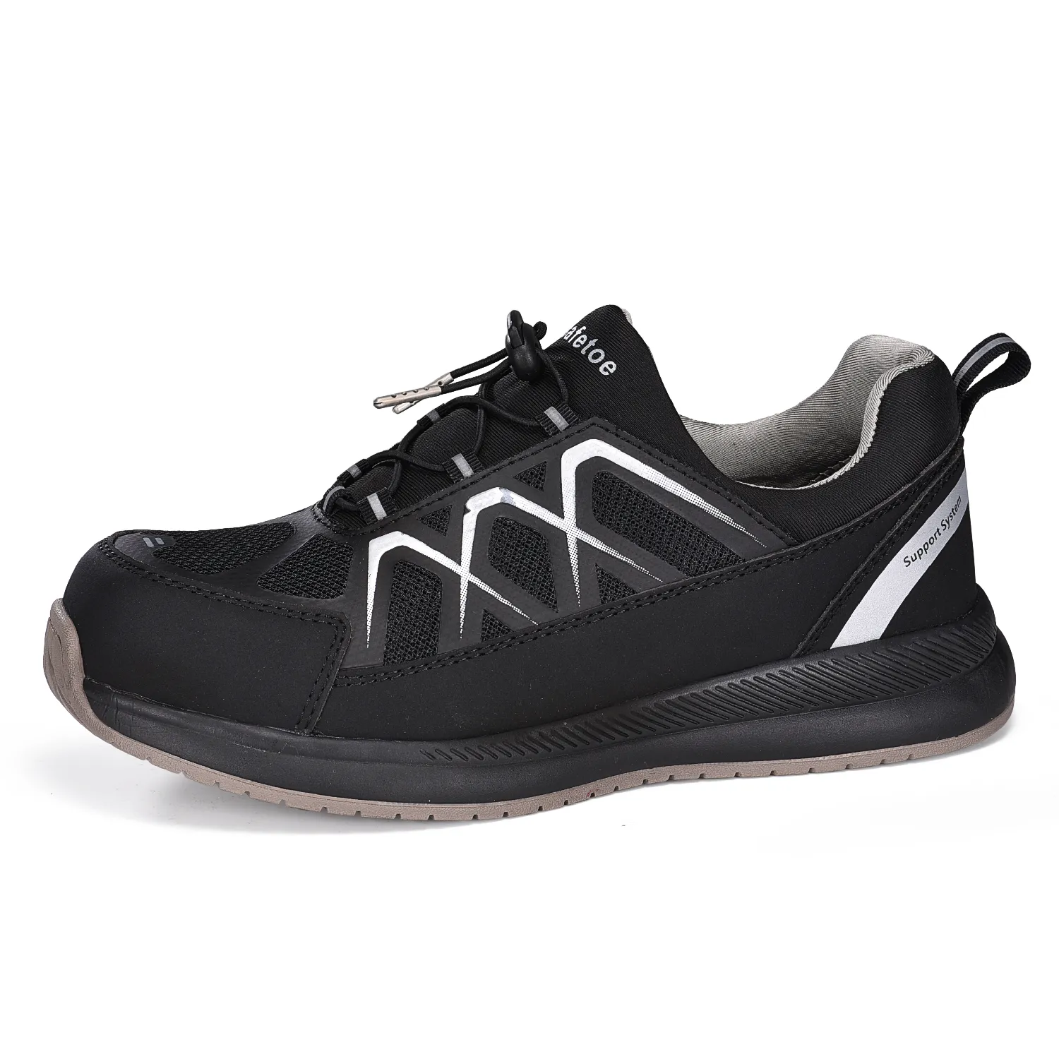 ZAPATOS DE TRABAJO SLIP ON PARA ALMACéN Y LOGíSTICA L7539 GRIS