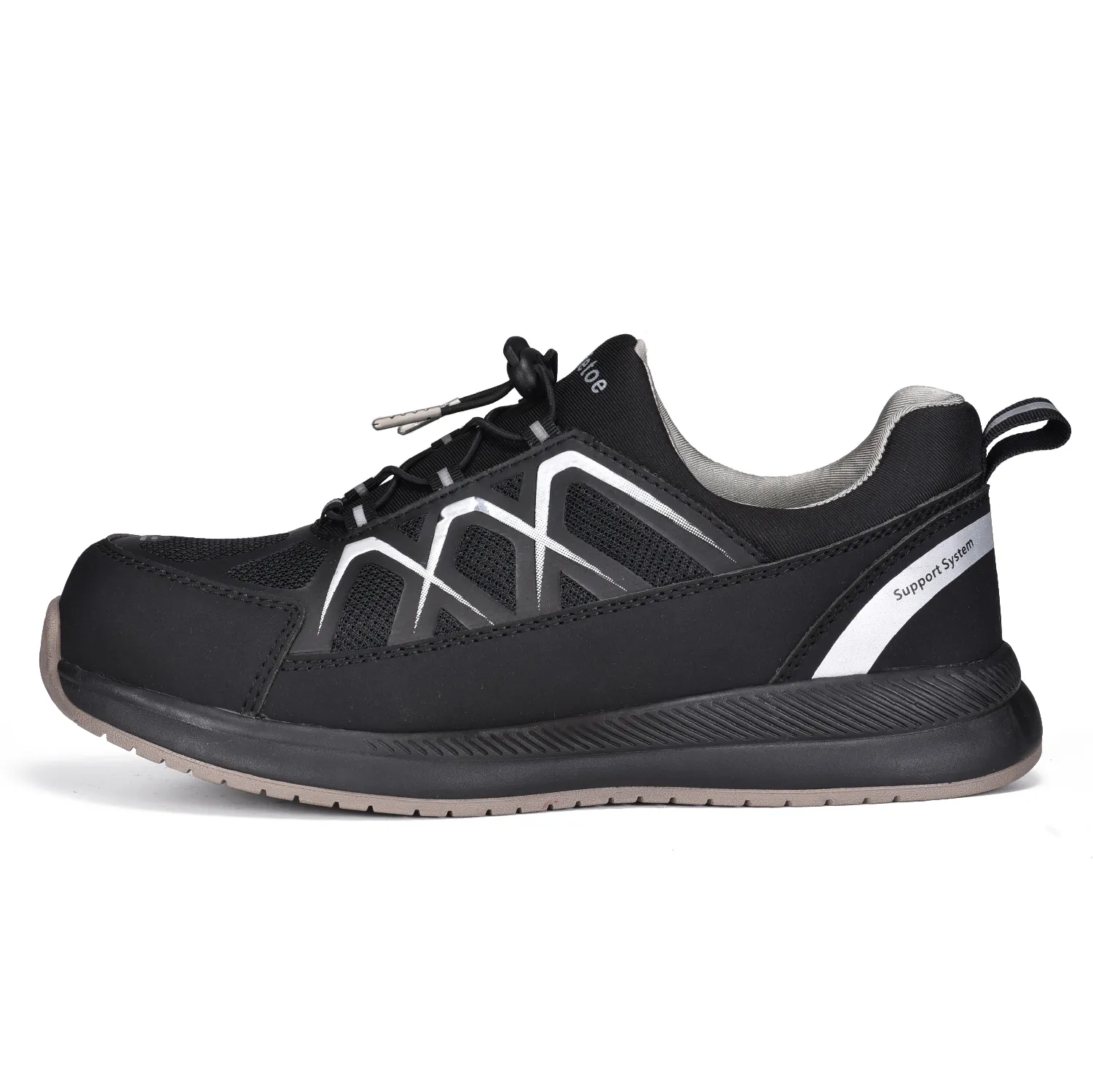 ZAPATOS DE TRABAJO SLIP ON PARA ALMACéN Y LOGíSTICA L7539 GRIS