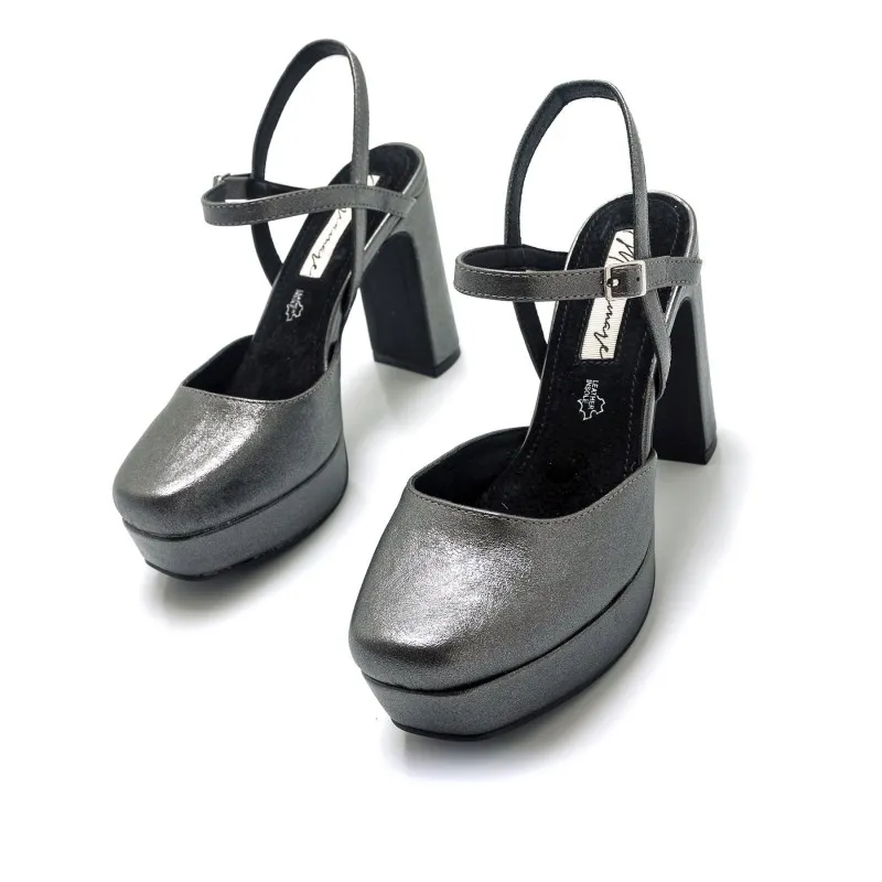 Zapatos Vestir de Mujer MARIAMARE 63372 Gris 55546