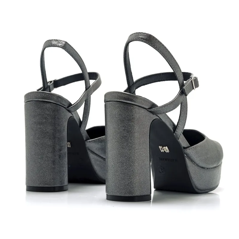 Zapatos Vestir de Mujer MARIAMARE 63372 Gris 55546