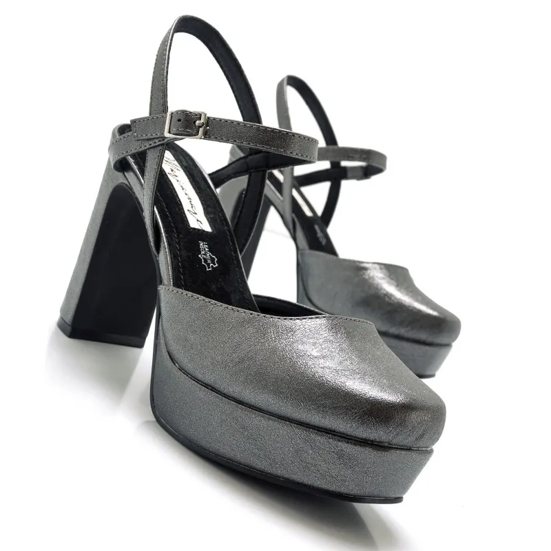 Zapatos Vestir de Mujer MARIAMARE 63372 Gris 55546