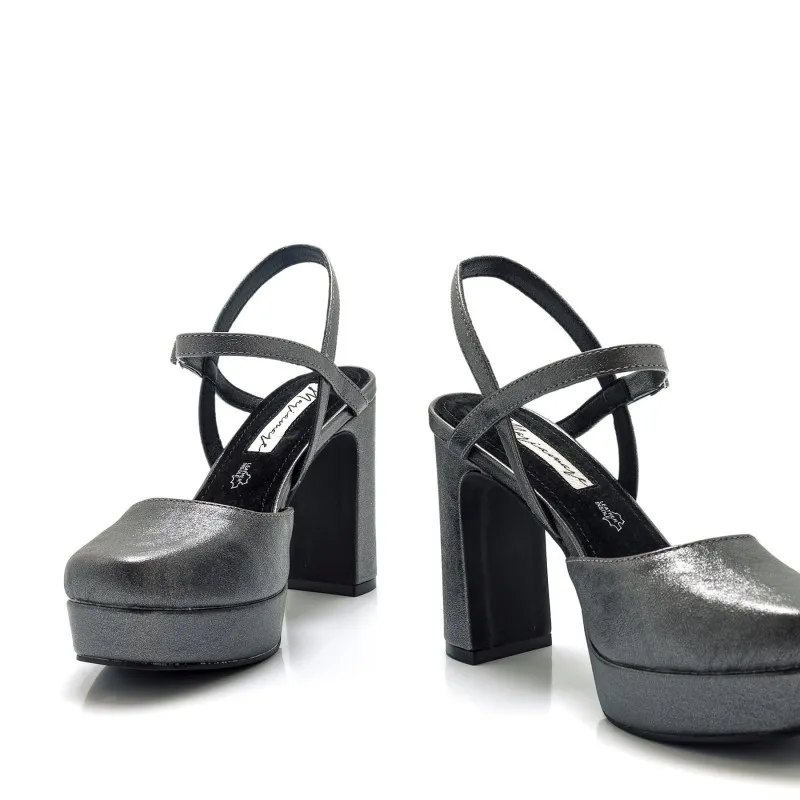 Zapatos Vestir de Mujer MARIAMARE 63372 Gris 55546