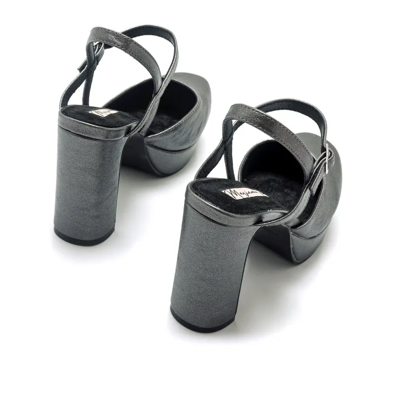 Zapatos Vestir de Mujer MARIAMARE 63372 Gris 55546