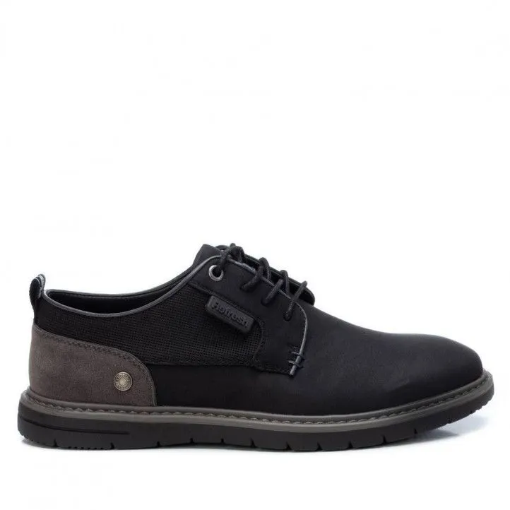 Zapatos vestir Refresh 076533 con talón en serraje gris