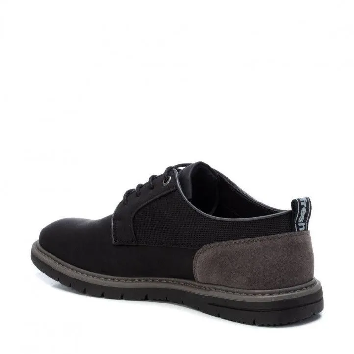 Zapatos vestir Refresh 076533 con talón en serraje gris