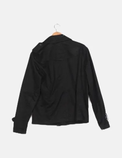 Zara Chaqueta negra botones