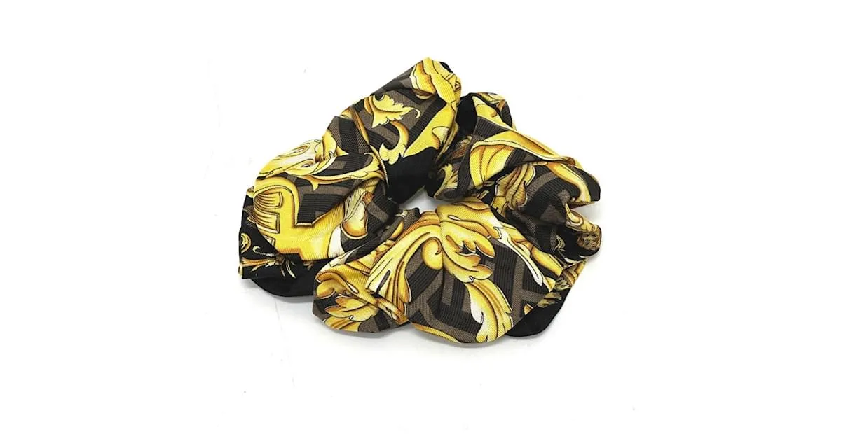 Zucca FENDI Colaboración Versace Coletero Negro Amarillo 