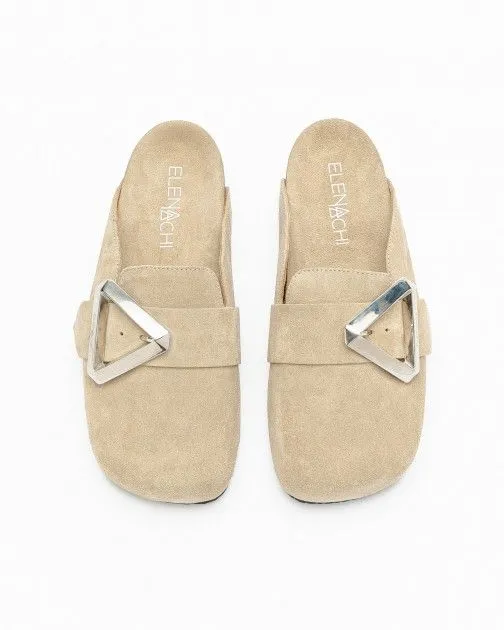 Zuecos Elena Iachi T92 Beige